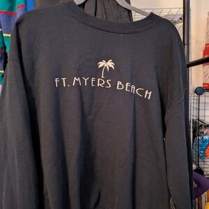 Black Ft. Myers Beach Sweatshirt